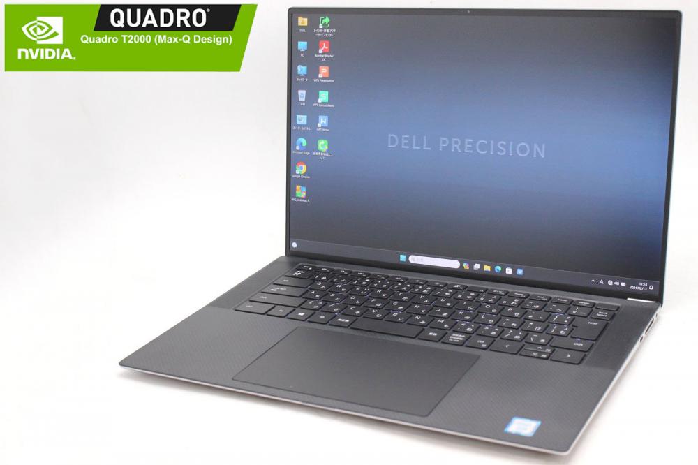 Quadro T2000 Max-Q搭載 良品 FHD 15.6型 DELL Precision 5550 Windows11 Xeon W-10855M 32GB/ NVMe 512GB-SSD カメラ 無線Wi-Fi6 管:1851f