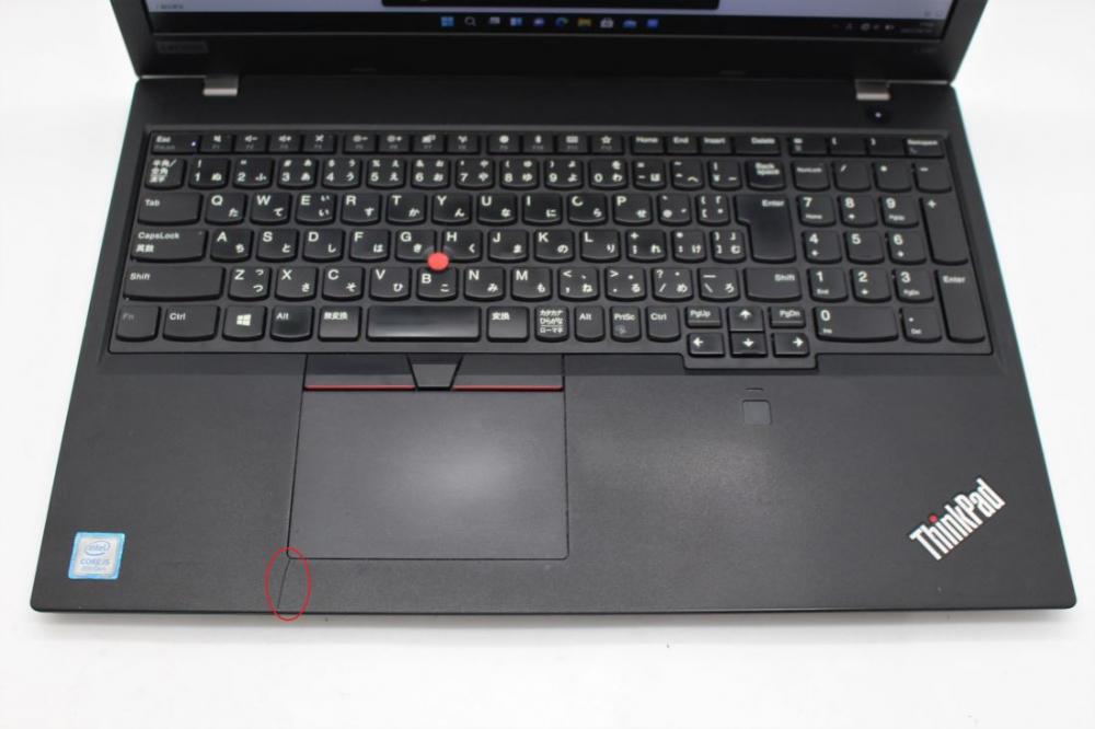 即日発送 中古 15.6インチ Lenovo ThinkPad L580 Windows11 八世代 i5-8250U 8GB  256GB-SSD カメラ 無線 Office付 中古パソコンWin11 税無