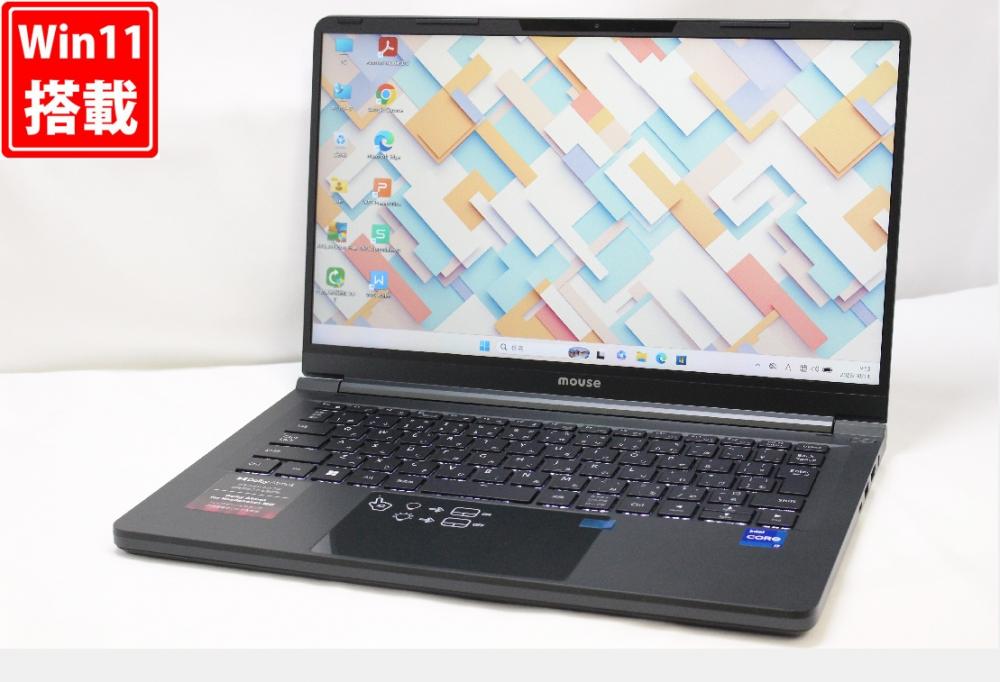良品 フルHD 14型 Mouse F4-I7I01 Windows11 12コア 第12世代 i7-1260P 16GB NVMe 512GB-SSD カメラ 無線Wi-Fi6 Office付き 中古パソコン 管:1019w