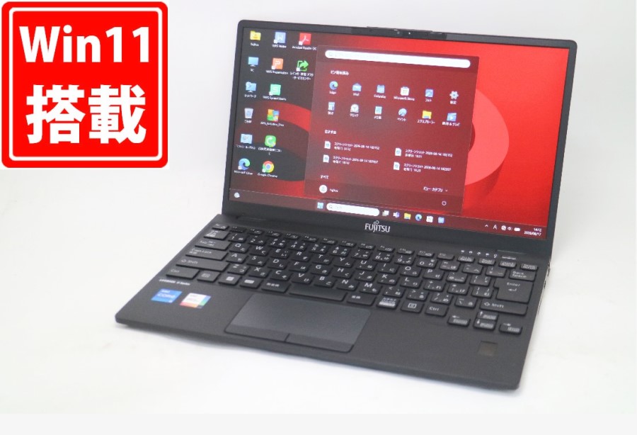 中古美品 フルHD 13.3型 Fujitsu LIFEBOOK U9312J Windows11 10コア 第12世代 i5-1245U 8GB NVMe 256GB-SSD カメラ LTE 無線Wi-Fi6 Office付き 中古パソコン 管:1443m