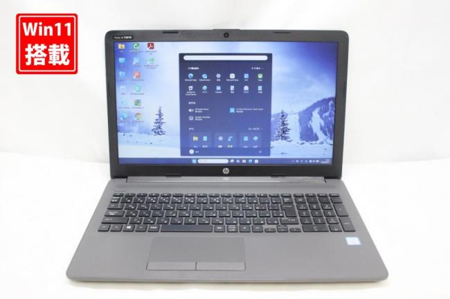 良品 フルHD 15.6型 HP Notebook 250G7 Windows11 第8世代 i5-8265u 8GB NVMe 256GB-SSD カメラ 無線 Office付き 中古パソコン 管:0956k