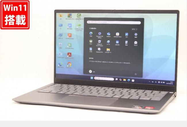 中古 フルHD 14型 DELL Inspiron 5415 Windows11 8コア AMD Ryzen 7-5700u 16GB NVMe 512GB-SSD カメラ 無線 Office付き 中古パソコン 管:0938r