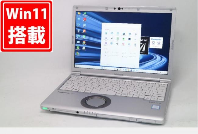 使用367時間 美品 フルHD対応WUXGA 12型 Panasonic CF-SV8K Windows11 第8世代 i5-8265U 8GB 256GB-SSD カメラ 無線 Office付き 中古パソコン 管:1443m