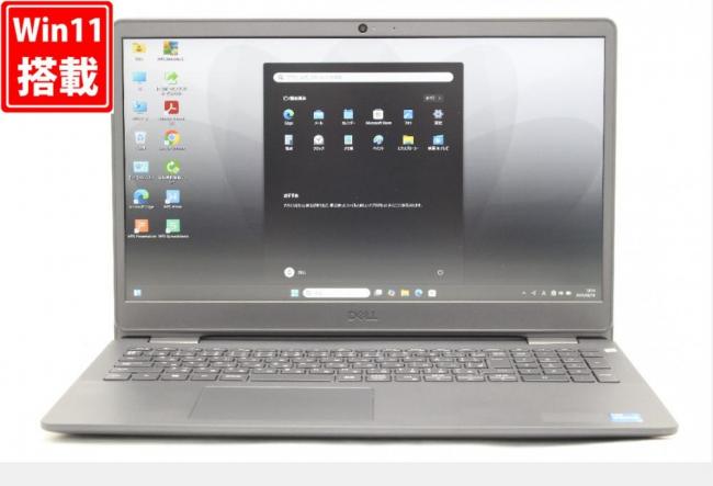 中古良品 フルHD 15.6型 DELL Inspiron 3501 Windows11 第11世代 i5-1135g7 8GB NVMe 256GB-SSD カメラ 無線 Office付き 中古パソコン 管:1823r