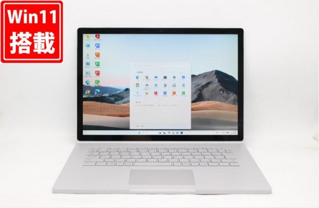 良品 3.2K対応 タッチ 15型 Microsoft Surface Book 2 Windows11 第8世代 i7-8650U 16GB NVMe 1TB-SSD NVIDIA GeForce GTX 1060 カメラ 無線 Office付き 中古パソコン 管:1836j