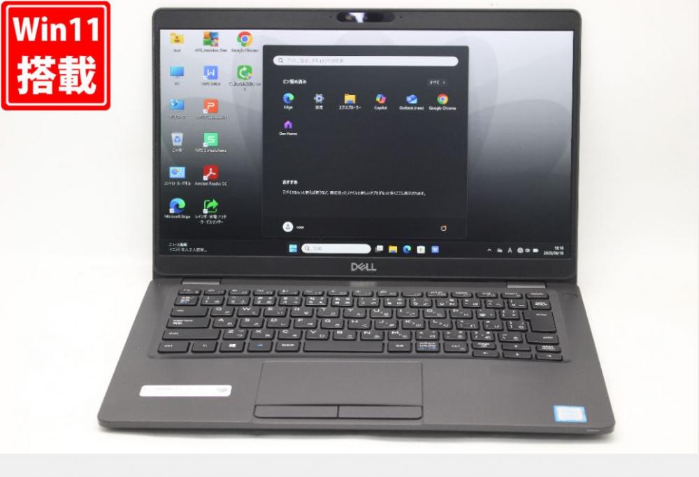 中古良品 フルHD 13.3型 DELL Latitude 5300 Windows11 第8世代 i7-8665U 16GB NVMe 512GB-SSD カメラ 無線 Office付き 中古パソコン 管:1810v