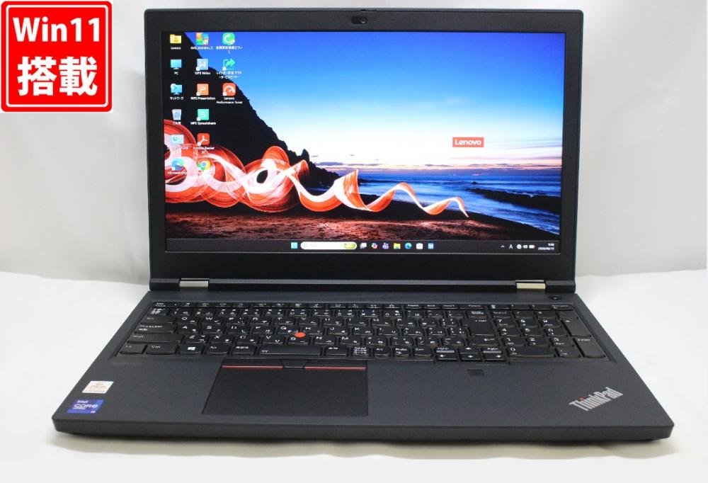 ゲーミングPC 中古美品 4K液晶 15.6型 Lenovo ThinkPad P15 Gen2 Windows11 8コア 第11世代 i9-11950H 64GB NVMe 2TB-SSD NVIDIA RTX A3000 Laptop カメラ 無線Wi-Fi6 Office付き 中古パソコン