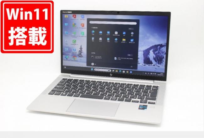 充放電回数37回  中古美品 フルHD 13.3型 HP EliteBook 830 G8 Windows11 第11世代 i5-1135G7 16GB NVMe 256GB-SSD カメラ 無線Wi-Fi6 Office付き 中古パソコン 管:1113m