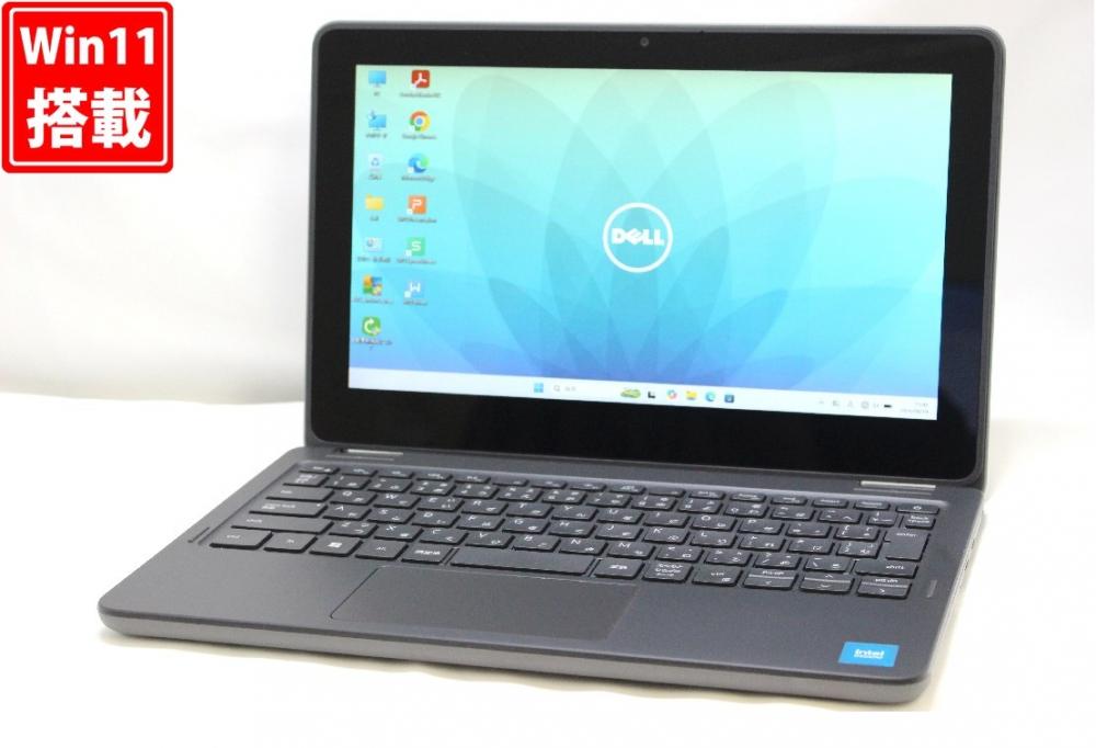 良品 タッチ 11.6型 DELL Latitude 3140 2-in-1 Windows11 Intel Processor N100 4GB NVMe 128GB-SSD カメラ 無線Wi-Fi6 Office付き 中古パソコン 管:1711w