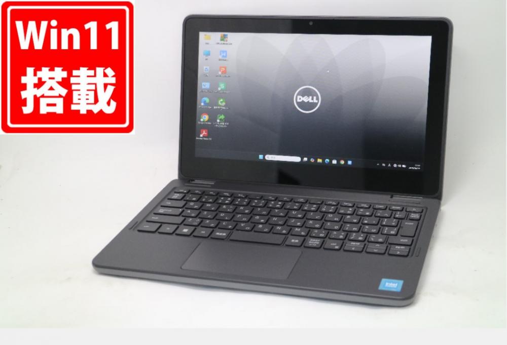 使用44時間 良品 タッチ 11.6型 DELL Latitude 3140 2-in-1 Windows11 Intel Processor N100 4GB NVMe 128GB-SSD カメラ 無線 Office付き 中古パソコン 管:1725m