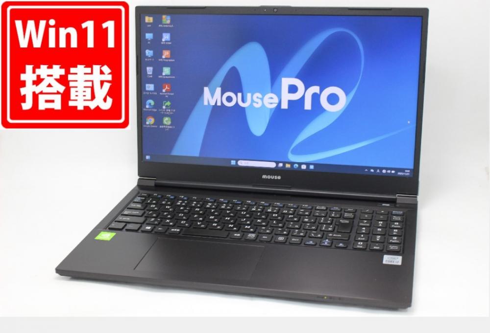 中古 フルHD 15.6型 mouse マウスコンピューター K5-i7CMLAB Windows11 第10世代 i7-10750H 16GB NVMe 512GB-SSD NVIDIA GeForce MX350 カメラ 無線Wi-Fi6 Office付き 中古パソコン 管:1812m