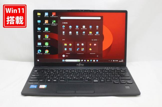 充放電回数5回 中古美品 フルHD 13.3型 Fujitsu LIFEBOOK U9312J Windows11 10コア 第12世代 i5-1245u 8GB NVMe 256GB-SSD カメラ LTE 無線Wi-Fi6 Office付き 中古パソコン 管:1088k