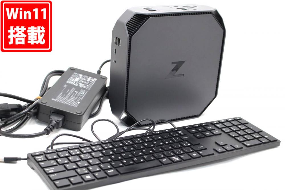 ゲーミングPC  中古美品 HP Z2 Mini G5 Workstation Windows11 Xeon W-1250P 32GB NVMe 512GB-SSD NVIDIA Quadro T2000 Office付き 中古パソコン 管:0930h