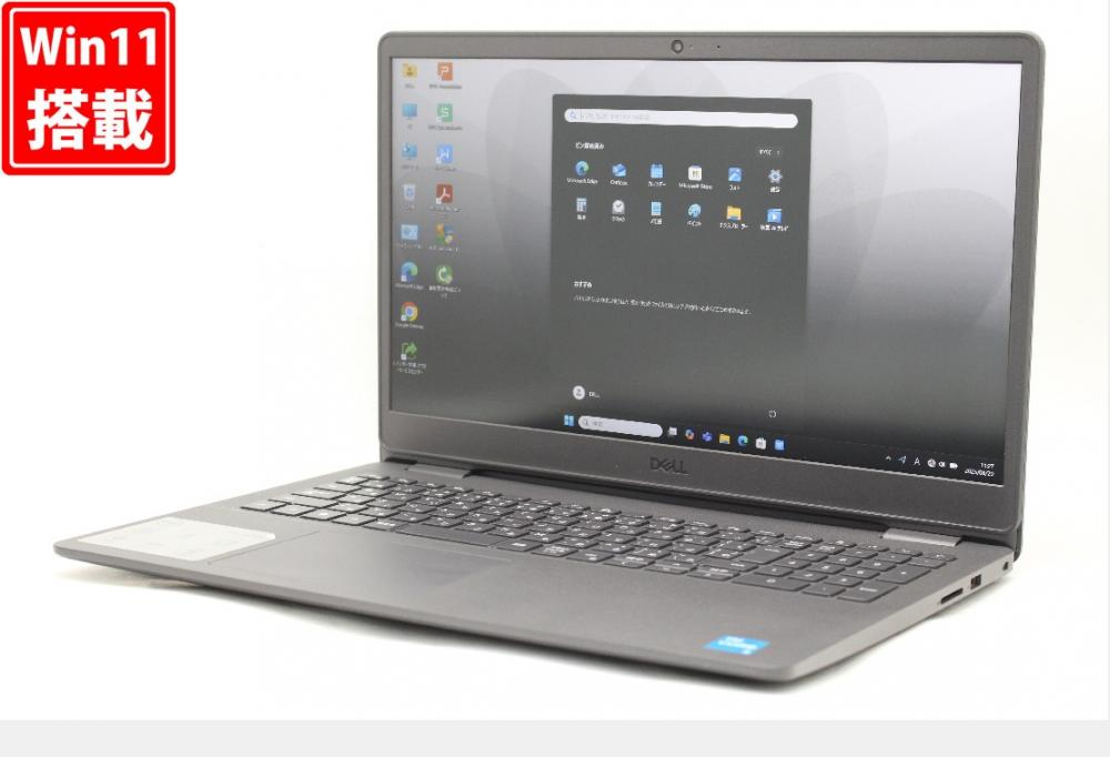 中古良品 フルHD 15.6型 DELL Latitude 3500 Windows11 第11世代 i3-1115g4 8GB NVMe 256GB-SSD カメラ 無線 Office付き 中古パソコン 管:1133r