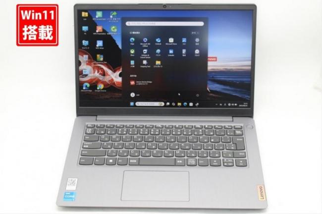 105時間 中古美品 フルHD 14型 Lenovo IdeaPad 82RJ001XJP Windows11 10コア 第12世代 i5-1235u 8GB NVMe 256GB-SSD カメラ 無線 Office付き 中古パソコン 管:1335s