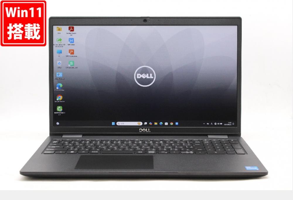 中古良品 フルHD 15.6型 DELL Latitude 3520 Windows11 11世代 i5-1145G7 16GB NVMe 256GB-SSD カメラ 無線Wi-Fi6 Office付 中古パソコン 管:1200w