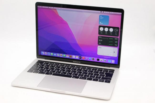 訳有 2K対応 13.3型 Apple MacBook Pro A1706 Mid-2016 TouchBar macOS Monterey(正規Win11追加可) 六世代 i5-6267U 8GB NVMe 256GB-SSD カメラ 無線 中古パソコン