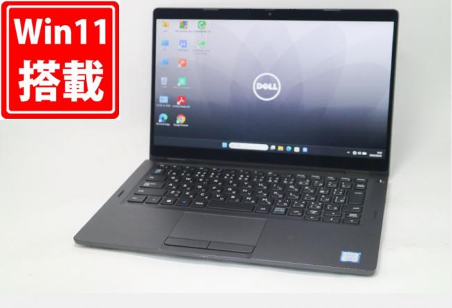 中古美品 フルHD タッチ 13.3型 DELL Latituda 5300 2in1 Windows11 第8世代 i5-8365U 8GB NVMe 128GB-SSD カメラ 無線 Office付き 中古パソコン 管:1802m