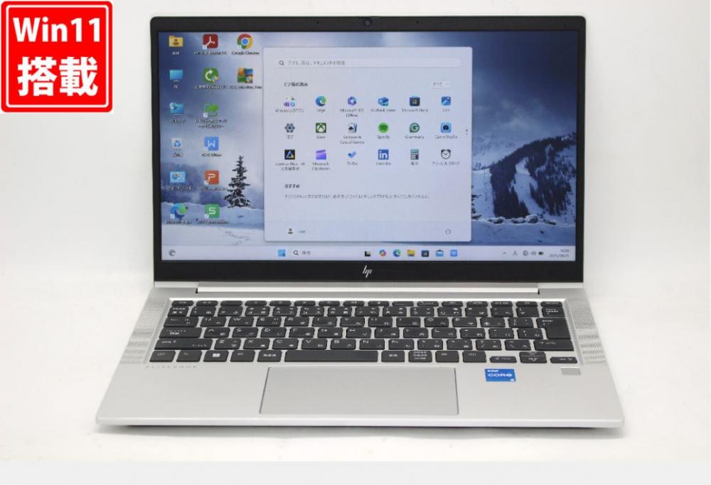 中古 フルHD 13.3型 HP EliteBook 630 G9 Windows11 10コア 第12世代 i5-1235U 16GB NVMe 256GB-SSD カメラ 無線Wi-Fi6 Office付き 中古パソコン 管:1738v