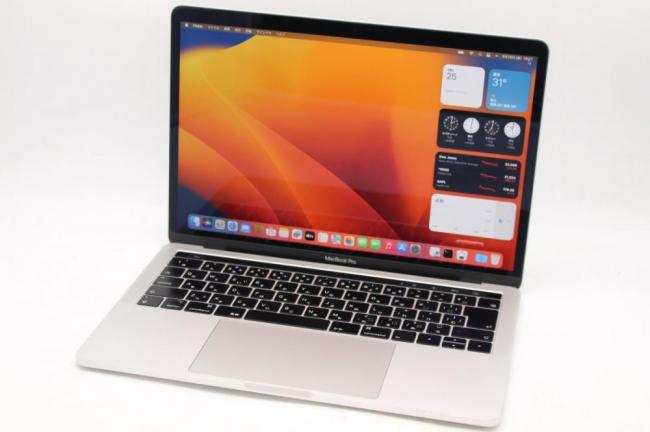 中古 2K対応 13.3型 Apple MacBook Pro 2019 A1989 (TouchBar) macOS Ventura(正規Win11追加可) 八世代 i7-8569u 16GB NVMe 512GB-SSD カメラ 無線 中古パソコン