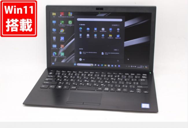 中古良品 フルHD 13.3型 SONY VAIO VJPG11C11N Windows11 八世代 i5-8250U 8GB 256GB-SSD カメラ 無線 Office付 中古パソコン  管:0959m