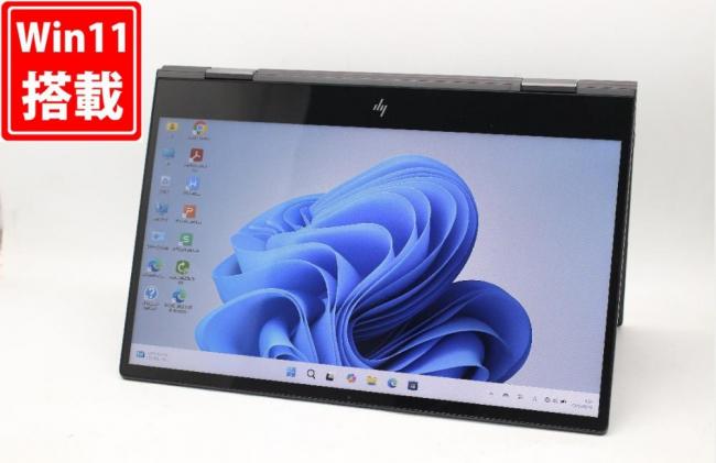 NVMe 新品512GB-SSD 中古 フルHD タッチ 15.6型 HP ENVY x360 15 (AMD) Windows11 AMD Ryzen 5-3500U 16GB カメラ 無線 Office付き 中古パソコン 管:1012j