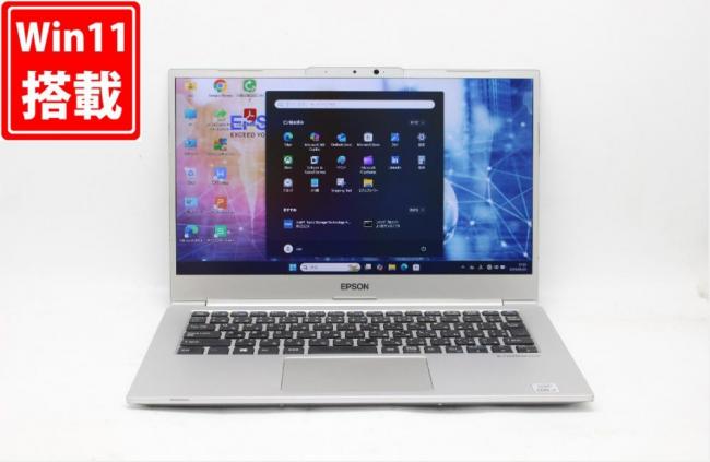 中古 フルHD 14型 EPSON Endeavor NA710E Windows11 第10世代 i7-10510U 16GB NVMe 256GB-SSD カメラ 無線Wi-Fi6 Office付き 中古パソコン 管:1728j