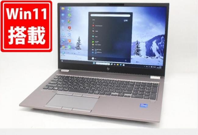 498時間 中古美品 フルHD 15.6型 HP Zbook Fury G8 Windows11 8コア 第11世代 i7-11800H 16GB NVMe 512GB-SSD NVIDIA T1200 Laptop 無線Wi-Fi6 Office付き 中古パソコン 管:1418m