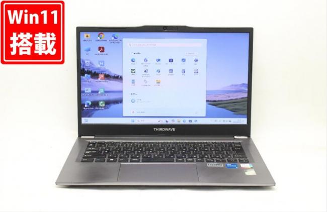 中古 フルHD 14型 THIRDWAVE F-14RP5 Windows11 10コア 第13世代 i5-1335U 16GB NVMe 256GB-SSD カメラ 無線Wi-Fi6 Office付き 中古パソコン 管:0928j