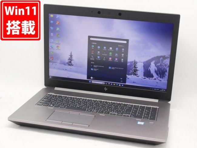 ゲーミングPC  中古良品 FHD 17.3型 HP ZBook 17 G6 Mobile Workstation Blu-ray Windows11 九世代 i7-9750H 64GB NVMe 1TB-SSD  Quadro RTX 5000 カメラ LTE Wi-Fi6 管:1457h