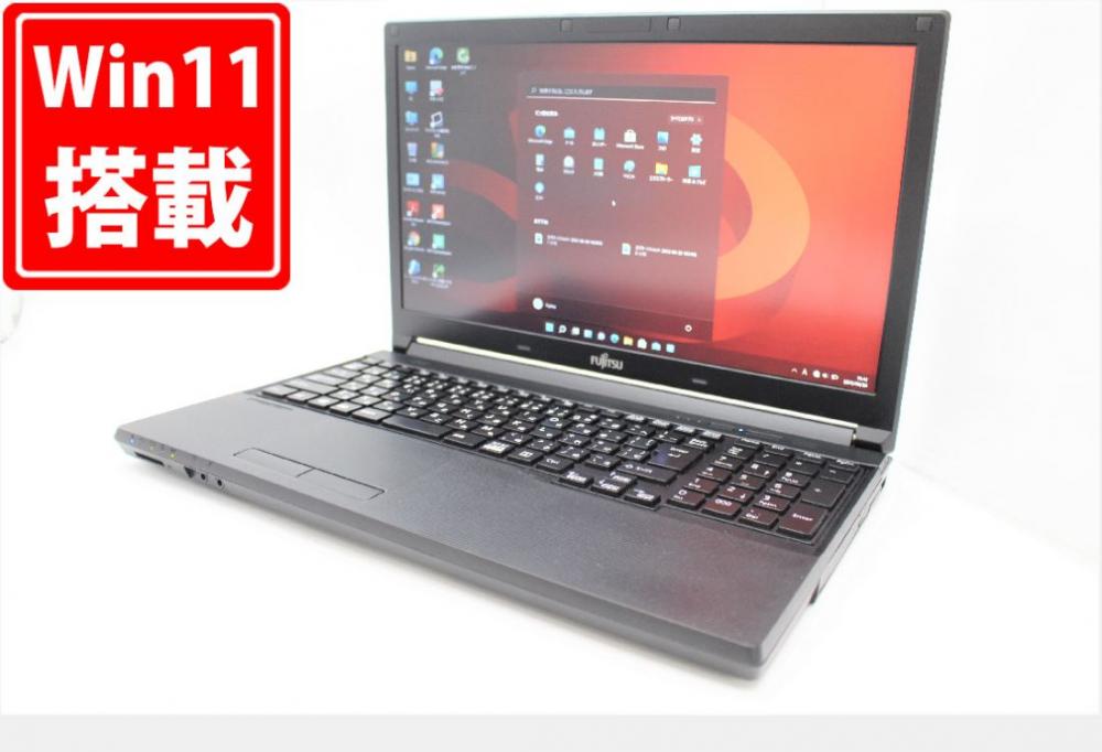   新品256GB-SSD搭載  良品 フルHD 15.6型 Fujitsu LIFEBOOK A747P Windows11 七世代 i7-7600U 8GB 無線 Office付 中古パソコンWin11 税無