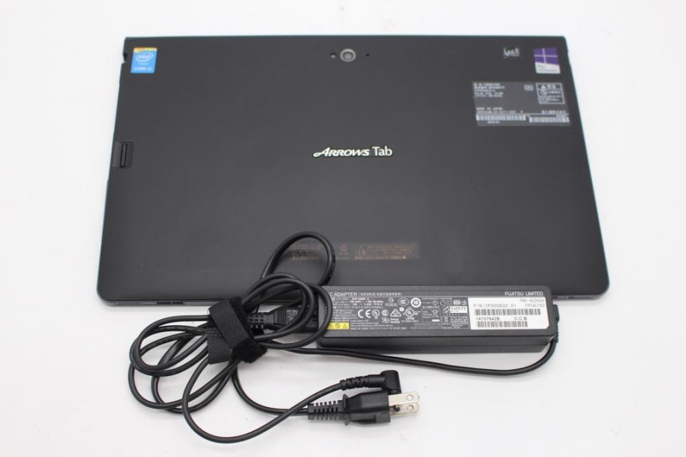  訳有 フルHD 12.5型 タブレット Fujitsu ARROWS Tab Q704H Windows11 四世代 i3-4010U 4GB 128GB-SSD カメラ 無線 Office付 中古パソコン