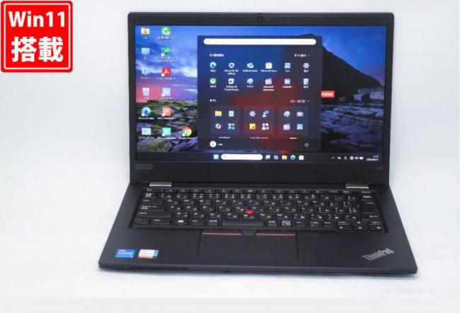 充放電回数16回 良品 フルHD 13.3型 Lenovo ThinkPad L13 Gen2 Windows11 第11世代 i5-1135G7 8GB NVMe 256GB-SSD カメラ 無線Wi-Fi6 Office付き 中古パソコン 管:1722v