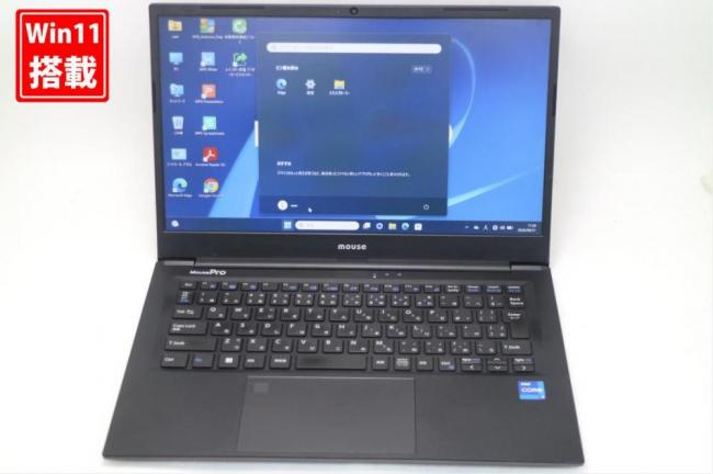 中古 フルHD 14型 マウスコンピューター MPro NB211 Windows11 第11世代 i7-1165G7 8GB NVMe 256GB-SSD カメラ 無線 Office付き 中古パソコン 管:1700s