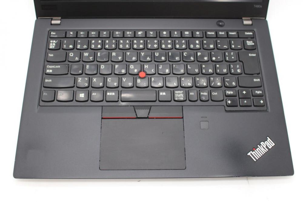  中古 フルHD 14インチ Lenovo ThinkPad T480s Windows11 八世代 i5-8350u 8GB  256GB-SSD カメラ 無線 Office付 中古パソコンWin11 税無
