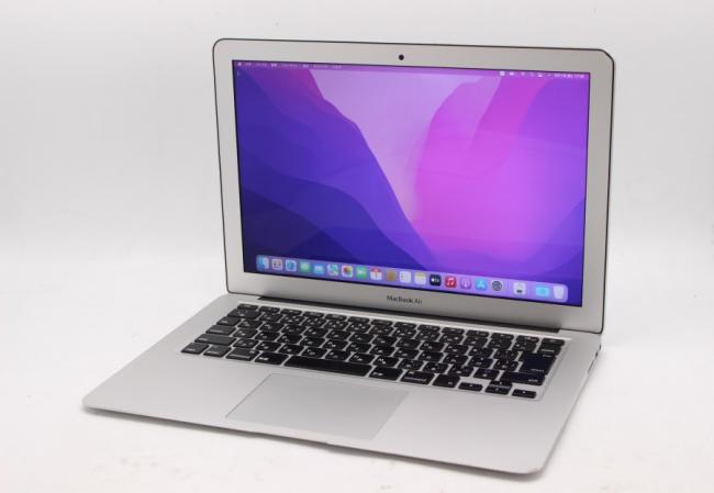 中古 13.3型 Apple MacBook Air A1466 Early-2015 macOS macOS Monterey(正規Win11追加可) 五世代 i5-5250u 8GB 256GB-SSD カメラ 無線 中古パソコン