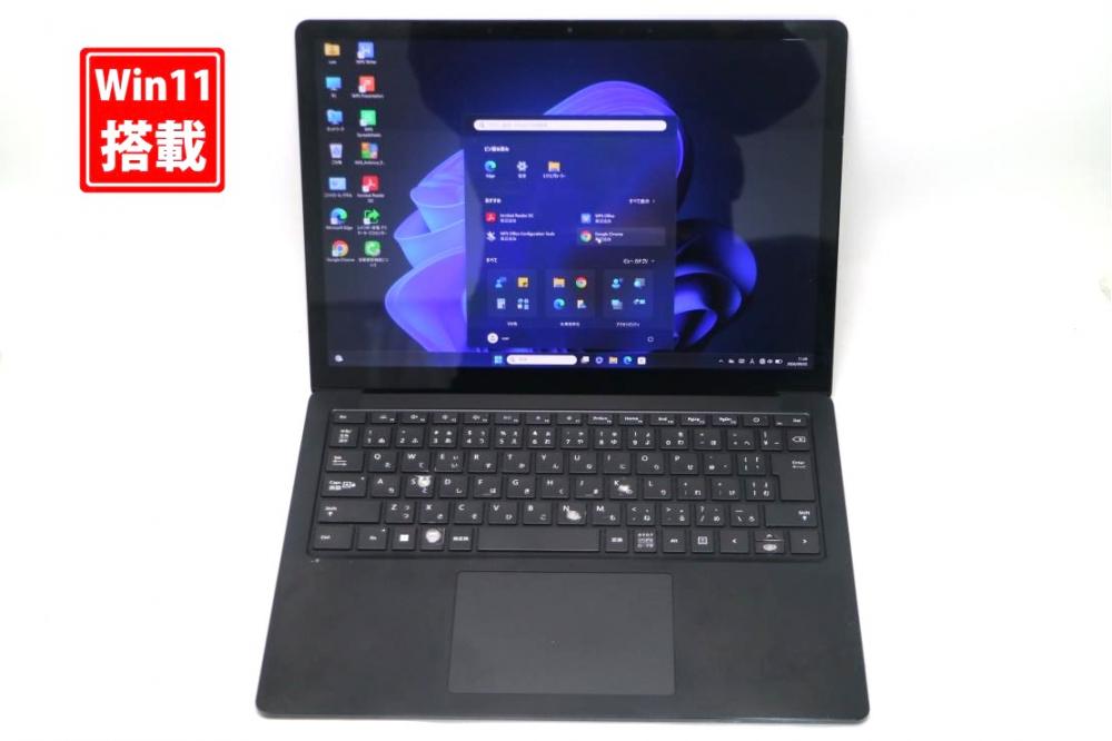 中古 2K液晶 タッチ 13.5型 Microsoft Surface Laptop 4 Windows11 第11世代 i5-1145G7 16GB NVMe 512GB-SSD カメラ 無線Wi-Fi6 Office付き 中古パソコン 管:1106s