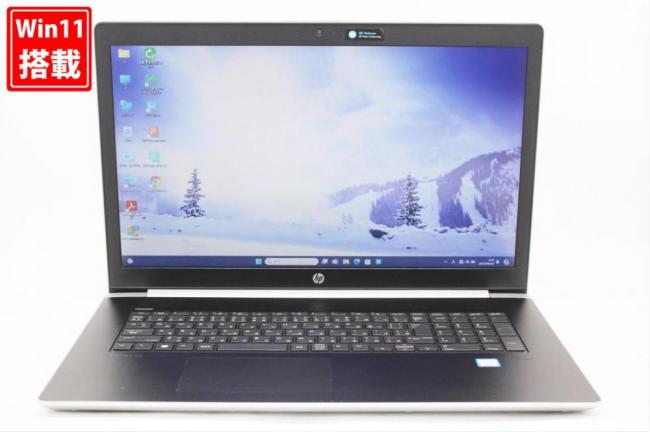 中古美品 17.3型 HP 470G5 Windows11 八世代 i5-8250U 8GB NVMe 256GB-SSD + 500GB-HDD NVIDIA GeForce 930MX カメラ 無線 Office付 中古パソコン 管:1120t