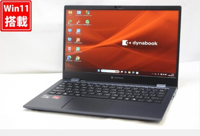 良品 フルHD 13.3型 TOSHIBA Dynabook GA83XY Windows11 AMD Ryzen 5-7430U 16GB NVMe 256GB-SSD カメラ 無線Wi-Fi6 Office付き 中古パソコン 管:1453w