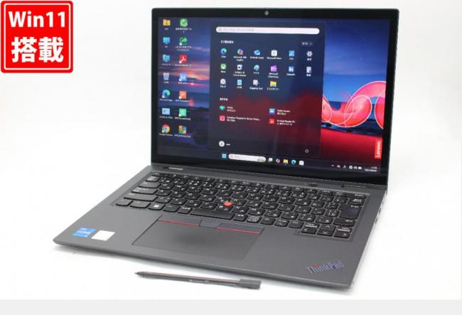 良品 フルHD対応WUXGA タッチ 13.3型 Lenovo ThinkPad L13 Yoga Gen4 Windows11 10コア 第13世代 i5-1335U 16GB NVMe 256GB-SSD カメラ LTE 無線Wi-Fi6 Office付き 中古パソコン 管:1176w