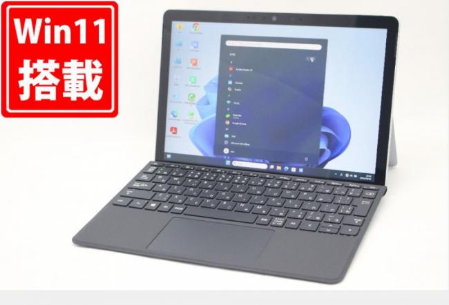 充放電回数1回 使用80時間 美品 フルHD タッチ 10.5型 Microsoft Surface GO3 Windows11 第10世代 i3-10100Y 8GB NVMe 128GB-SSD カメラ 無線Wi-Fi6 Office付き 中古パソコン 管:1145m