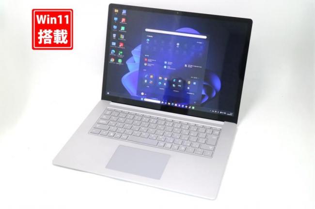 中古 2K液晶 タッチ 15型 Microsoft Surface Laptop 5(Model.1979) Windows11 10コア 第12世代 i7-1255u 8GB NVMe 256GB-SSD カメラ 無線Wi-Fi6 Office付き 中古パソコン 管:1142s