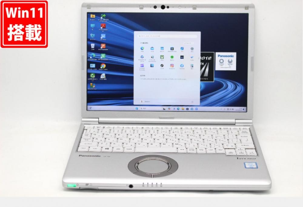 中古 フルHD対応WUXGA 12.1型 Panasonic Let's Note CF-SV8RDCVS Windows11 第8世代 i5-8365U 8GB 256GB-SSD カメラ 無線 Office付き 中古パソコン 管:1719v