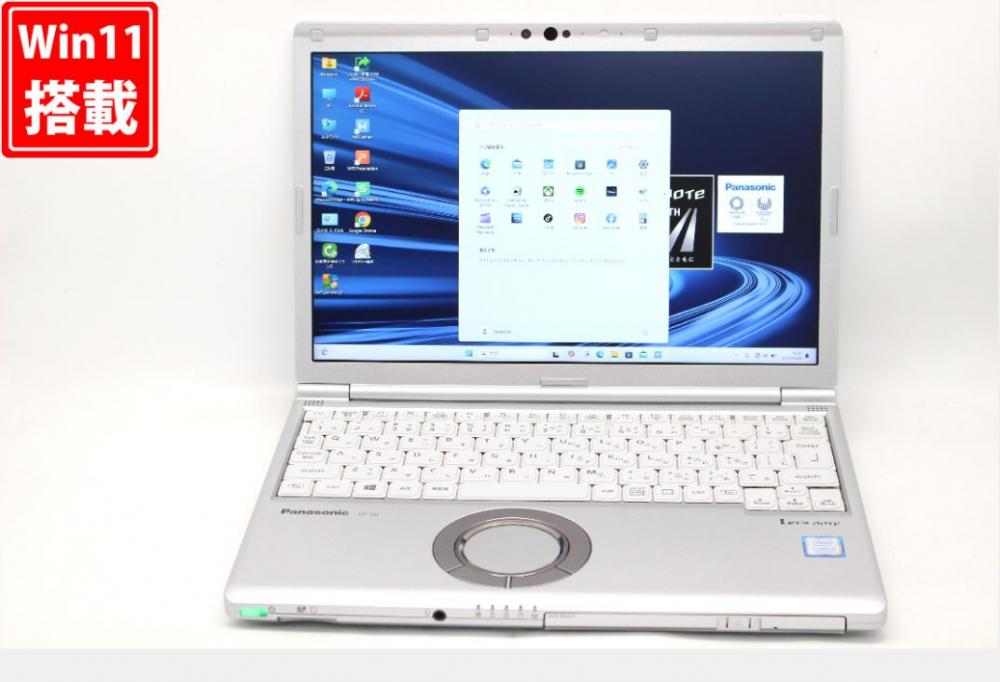 780時間 中古美品 フルHD対応WUXGA 12.1型 Panasonic Let's Note CF-SV7HD4VS Windows11 第8世代 i5-8250U 8GB 256GB-SSD カメラ 無線 Office付き 中古パソコン 管:1824v