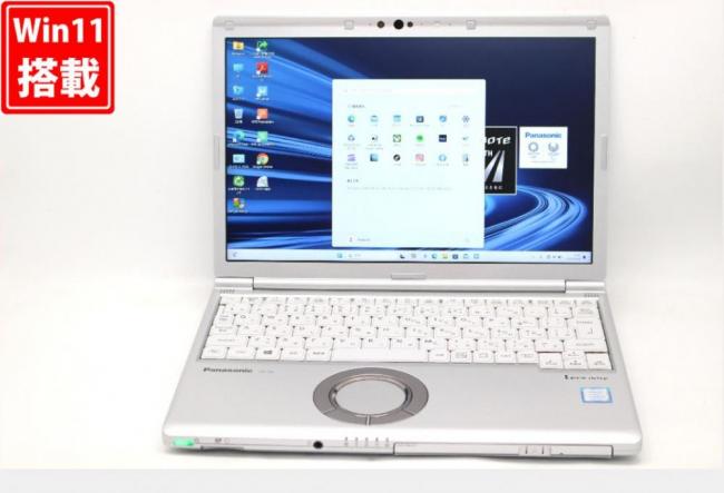 780時間 中古美品 フルHD対応WUXGA 12.1型 Panasonic Let's Note CF-SV7HD4VS Windows11 第8世代 i5-8250U 8GB 256GB-SSD カメラ 無線 Office付き 中古パソコン 管:1824v