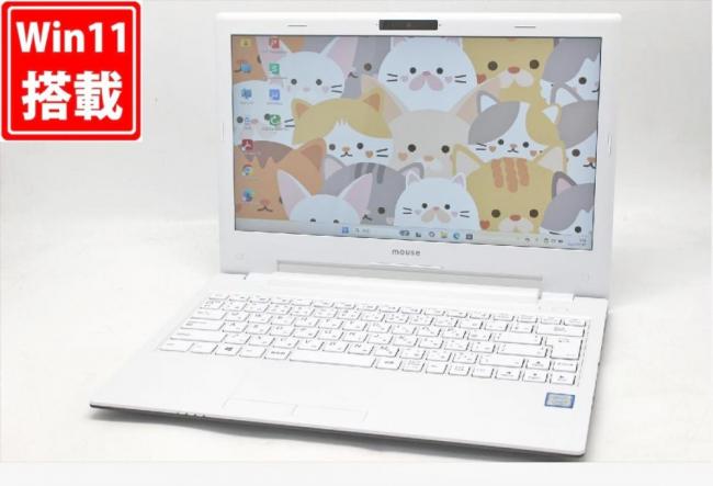 良品 4K対応 13.3型 Mouse m-Book J371 Windows11 第8世代 i7-8550U 16GB 512GB-SSD カメラ 無線 Office付き 中古パソコン  管:1077w