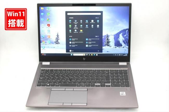 中古 フルHD 15.6型 HP ZBook Fury15 G7 Windows11 第10世代 i7-10750H 16GB NVMe 512GB-SSD + 1TB-HDD カメラ 無線Wi-Fi6 Office付き 中古パソコン NVIDIA Quadro T1000  管:1134s