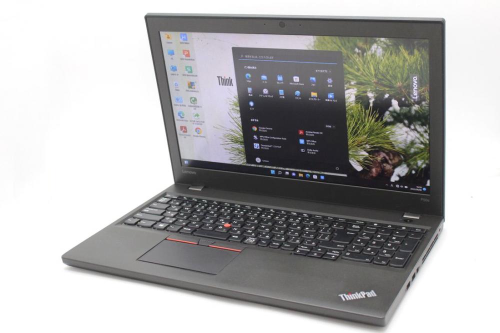  良品 フルHD 15.6型 Lenovo ThinkPad P50s Type-20FK Windows11 六世代 i7-6500u 8GB 512GB-SSD NVIDIA Quadro M500M 無線 Office付 中古パソコン