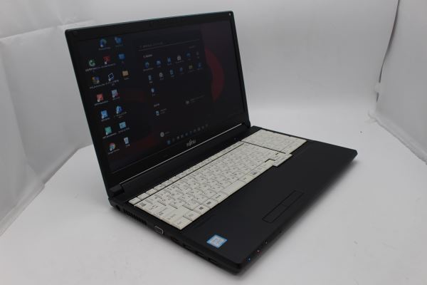 送料無料 即日発送 良品 15.6インチ Fujitsu LifeBook A577R Windows11 高性能 七世代Core i3-7100U 4GB 500GB 無線 Office付【ノートパソコン 中古パソコン 中古PC】
