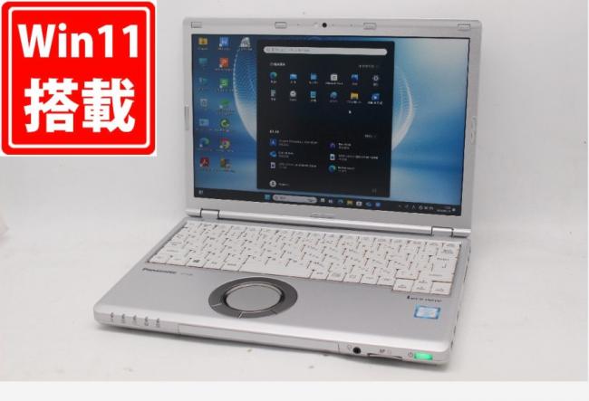 送料無料 即日発送 中古 フルHD 12.1インチ Panasonic CF-SZ6RDYVS Windows11 七世代Core i5-7300u 8GB 爆速256GB-SSD カメラ 無線 Office付【ノートパソコン 中古パソコン 中古PC】